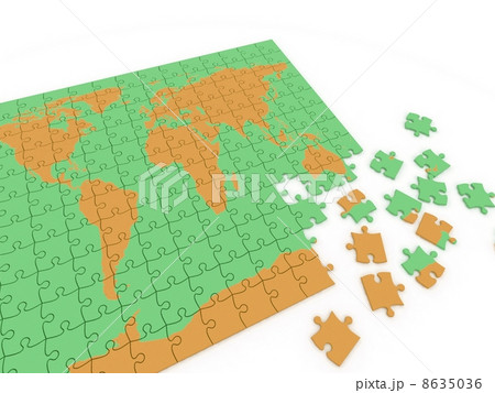 puzzle map of the world 8635036