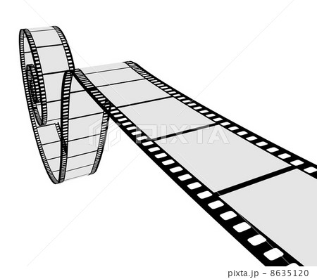 3D realistic film strip 8635120