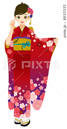 着物を着た女性 8635335