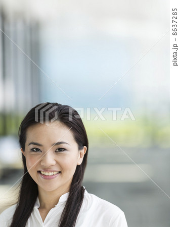 Chinese business woman in modern Asian city. Chinese business woman in modern Asian city. 8637285