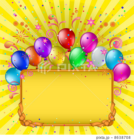Balloons and frame 8638708