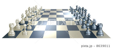 Chess board and pieces Chess board and pieces 8639011