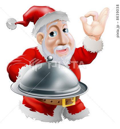 Santa with food 8639038
