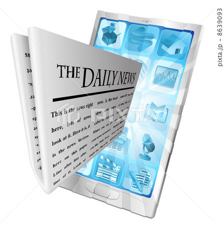 News phone app concept News phone app concept 8639093