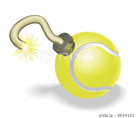 Tennis ball bomb concept 8639162