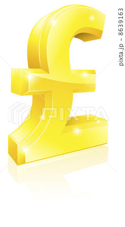 Pound Sterling currency sign 8639163