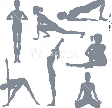 Yoga postures 8639820