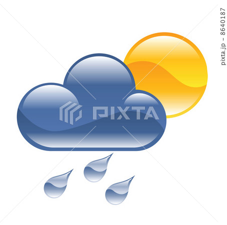 rain illustration 8640187