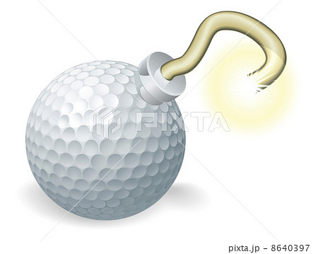 Golf ball bomb concept 8640397