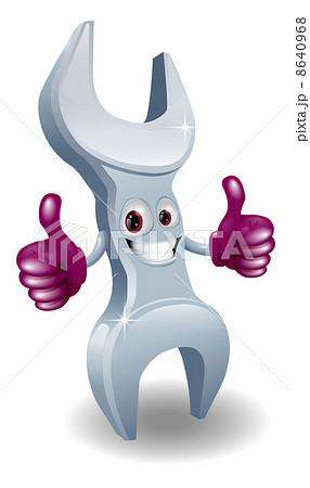 Spanner character illustration 8640968