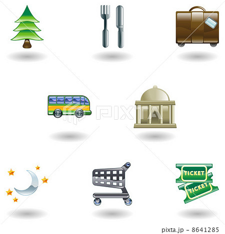 Travel and Tourism Icons Travel and Tourism Icons 8641285