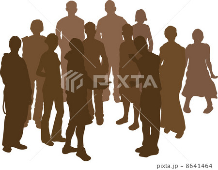 group silhouette 8641464