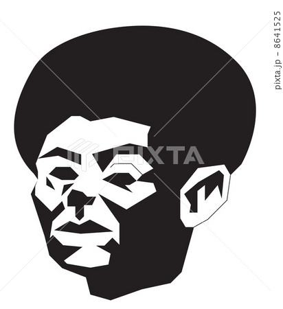 abstract man with afro abstract man with afro 8641525