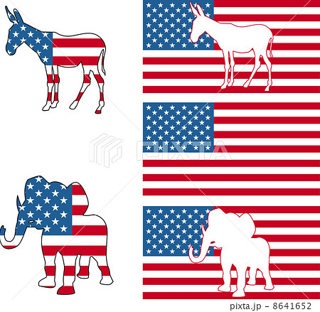 USA political party symbols USA political party symbols 8641652