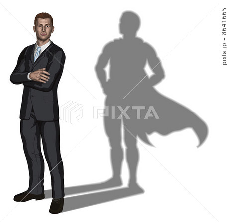 Businessman superhero concept 8641665