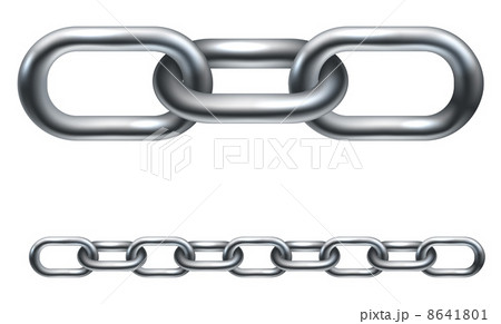 Metal chain links 8641801