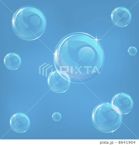 Blue bubble background Blue bubble background 8641904