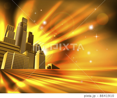 Orange skyscraper background 8641910
