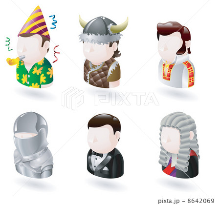 avatar people internet icon set avatar people internet icon set 8642069