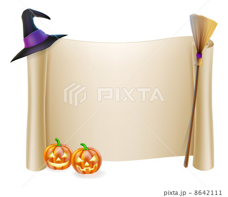 Halloween Scroll Background 8642111