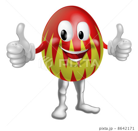 Cartoon Easter Egg Man 8642171