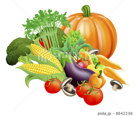 Healthy fresh produce vegetables 8642236