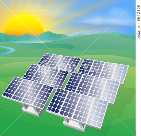 Solar power energy illustration 8642350