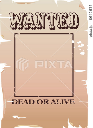 wanted poster Illustration 8642635