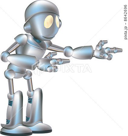 cute robot illustration 8642696