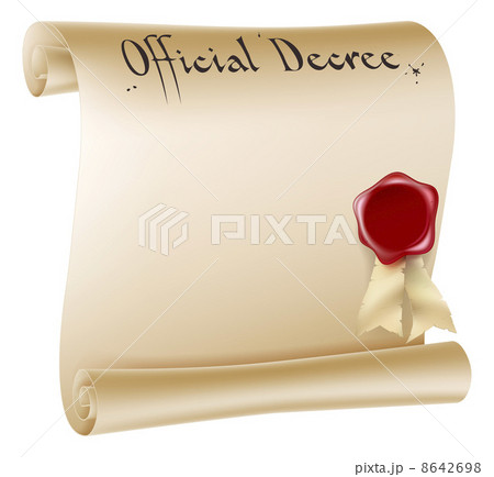 Antique paper document 8642698