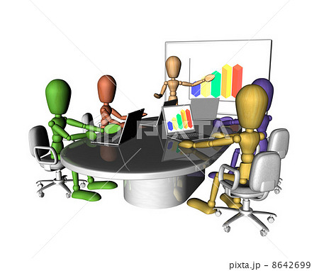 Business people meeting presentation 8642699