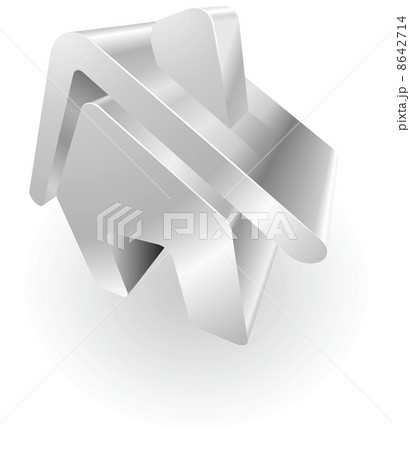 silver metallic house 8642714