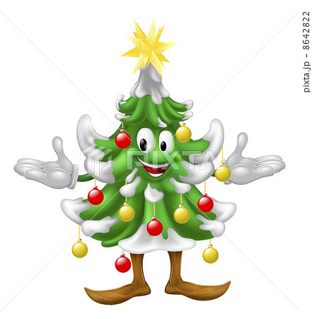 Decorated Christmas Tree man Decorated Christmas Tree man 8642822