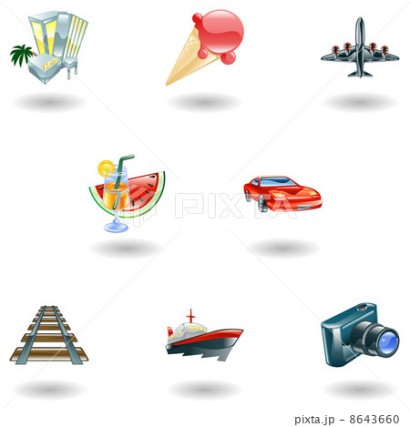 Travel and tourism icon set Travel and tourism icon set 8643660
