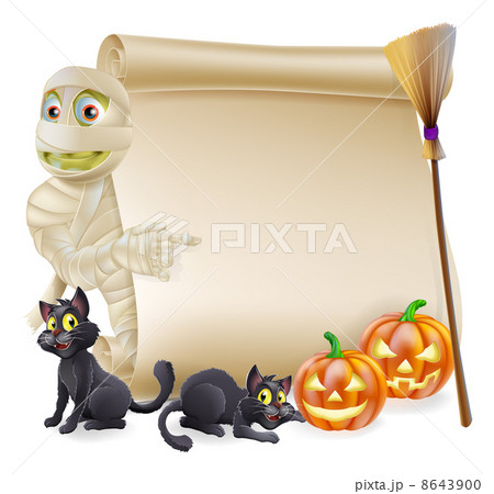 Mummy Scroll Halloween Banner Mummy Scroll Halloween Banner 8643900
