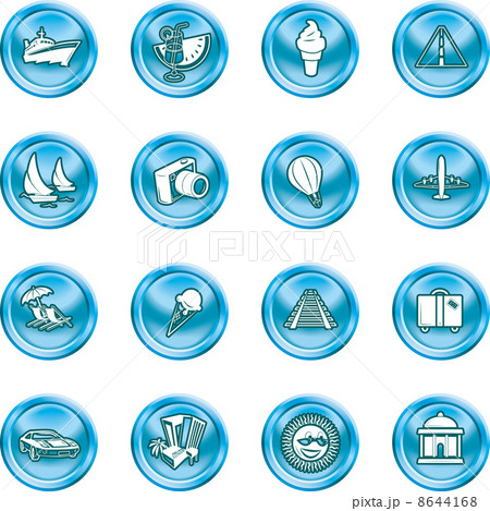 vacations, travel and tourism icons 8644168