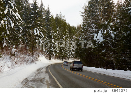Mountain Road in Winter Mountain Road in Winter 8645075