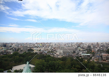 名古屋城　天守閣からの眺め 8646136
