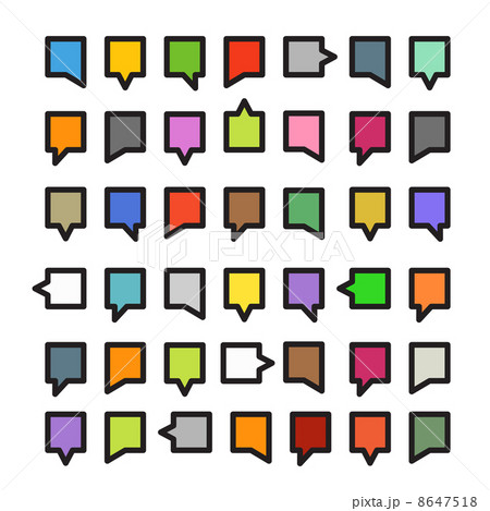 Color speech clouds 8647518