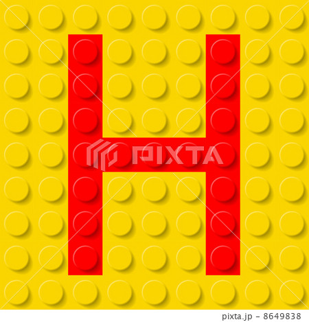 Letter H in construction kit. 8649838