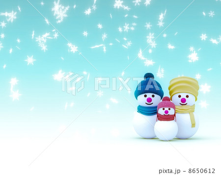 雪だるまの家族 8650612