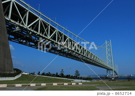 淡路島側から明石海峡大橋 8652714