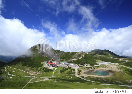 乗鞍山頂２　富士見岳から魔王岳・恵比寿岳方面を望む 8653939
