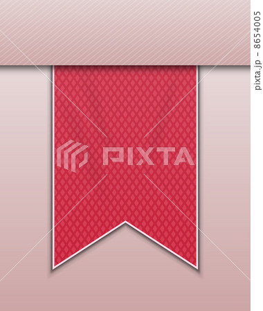 Red bookmark decoration ribbon 8654005