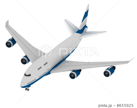 Airplane isolated on white background Airplane isolated on white background 8655025
