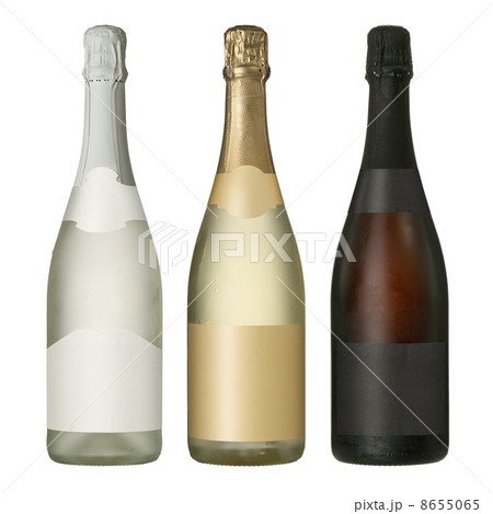 Sparkling wine blank bottles with labels Sparkling wine blank bottles with labels 8655065