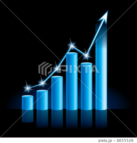 Growing bull trend chart Growing bull trend chart 8655526