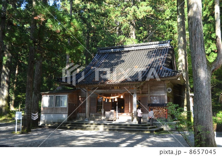 立山芦峅寺の雄山神社 8657045
