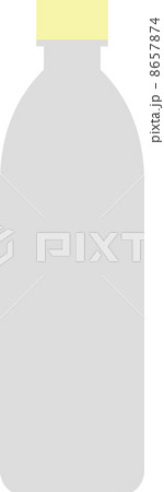 ペットボトルのシルエット 8657874