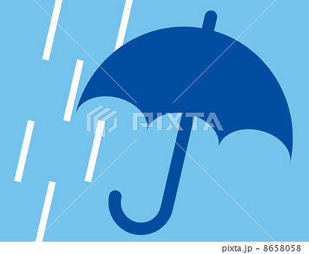 天気予報の小雨のマークのイラスト素材